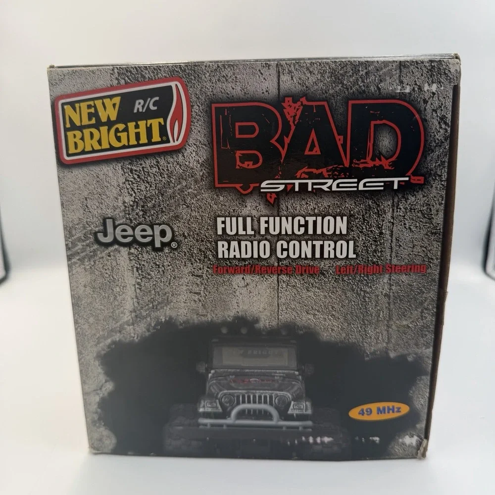 Vintage 2011 New Bright Bad Street Jeep Wrangler R/C New Open Box